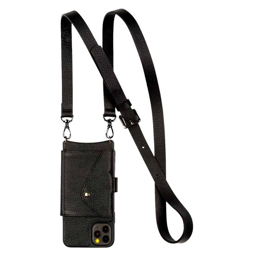 Bandolier HAILEY FOLIO Pebble Leather Crossbody NEW